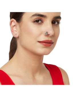 Voylla - Round Detailing Nose Pin