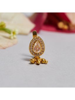 Voylla - Silver Plated Bohemian Statement Nose Pin