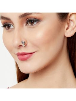 Voylla - Indie Collectibles Oxidized Nose Pin for Women