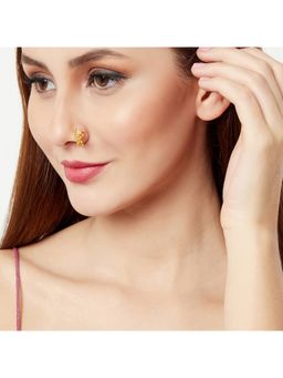 Voylla - Indie Collectibles Stunning Nose Pin with Gold Plating