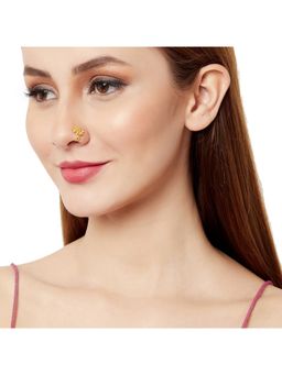 Voylla - Indie Collectibles Dainty Gold Plated Nose Pin