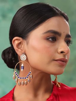 Yellow Chimes - Ethnic Style Festive Wear Danglers Earrings