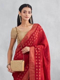 Fabindia - Gold Silk Sling Bag (M)