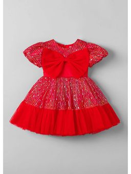 Hopscotch - Red Starline Party Dress