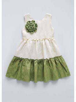 Hopscotch - Floral Applique Dress