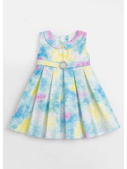 Hopscotch - Stone Applique Tie And Dye Dress