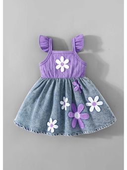 Hopscotch - Floral Applique Dress