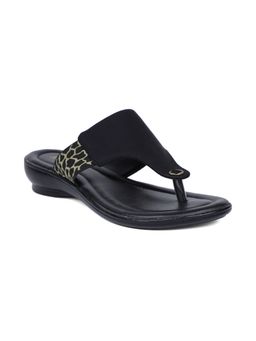 Bata - Solid/plain Black Sandals