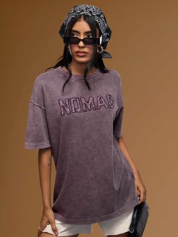 The Souled Store - Nomad: Dusky Pink Womens Oversized T-Shirt