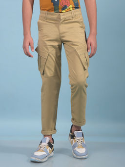 CRIMSOUNE CLUB - Boys Khaki Trouser