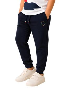 PILOLO - Navy Blue Solid/Plain Joggers