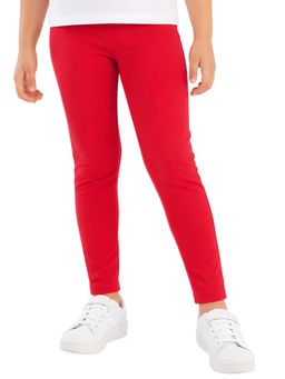 PILOLO - Red Solid/Plain Leggings