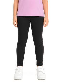 PILOLO - Black Solid/Plain Leggings