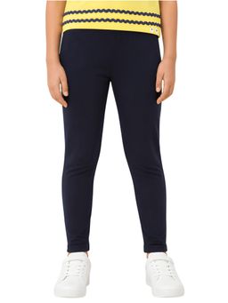PILOLO - Navy Blue Solid/Plain Leggings