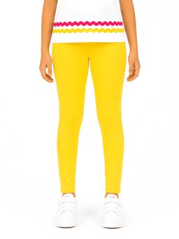 PILOLO - Yellow Solid/Plain Leggings