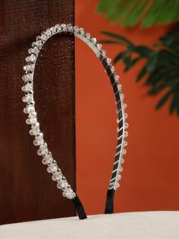 Creeva - Pink Crystal Rhinestone Hair Band