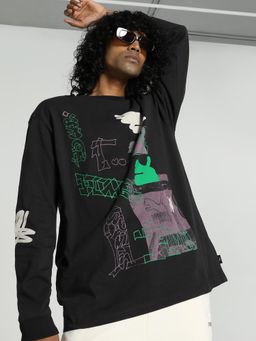 Puma - x MARTi SAWE Long Sleeve Mens T-shirt - Black