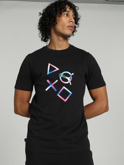 Puma - x PLAYSTATION Mens T-shirt - Black