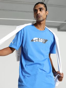 Puma - F1 Motorsport Mens Logo Graphic T-shirt - Blue