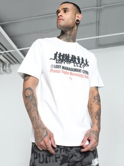 Puma - x LMC Mens Relaxed Fit T-shirt - White