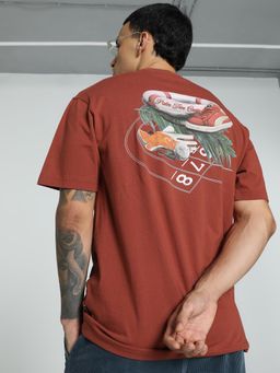 Puma - x PALM TREE CREW Graphic Mens Relaxed Fit T-shirt - Red