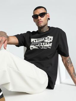 Puma - GRAPHICS Fast Mens Relaxed Fit T-shirt - Black
