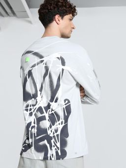 Puma - x NACHO Mens Relaxed Fit Long Sleeve T-shirt - Grey