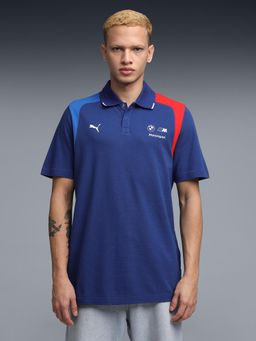 Puma - BMW MMS Mens Cotton Regular Fit Polo T-shirt - Blue