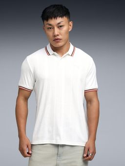 Puma - PREMIUM Essentials Mens Eleveted Rib Polo T-shirt - White