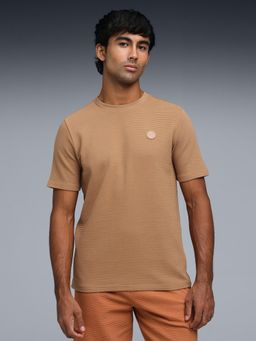Puma - WARDROBE Essentials Mens Ottoman T-shirt - Brown