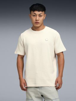 Puma - WARDROBE Essentials Mens Ottoman T-shirt - White