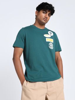 Puma - GRAPHICS Icon Mens T-shirt - Green