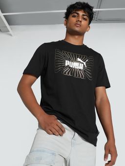 Puma - GRAPHICS Foil Mens T-shirt - Black