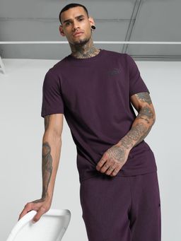Puma - Essentials+ Tape Mens Regular Fit T-shirt - Purple