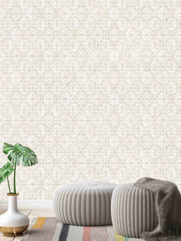Excel - Candelabrum Beige Wallpaper