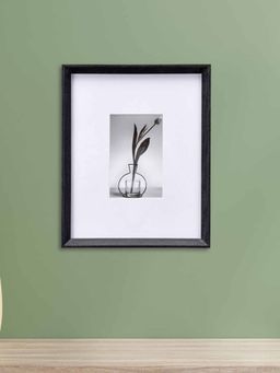 At Home by Nilkamal - Single MDF Wall Mounted Photo Frame (Black, 4 x 6 Inch)