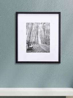 At Home by Nilkamal - Single MDF Wall Mounted Photo Frame (Black, 8 x 10 Inch)