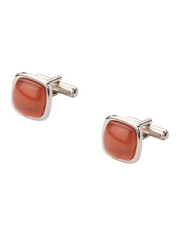The Tie Hub - Orange Pearl Cufflinks
