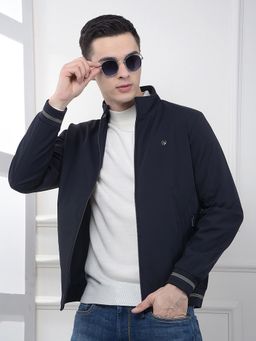 CRIMSOUNE CLUB - Men's Navy Blue Puffer Jacket