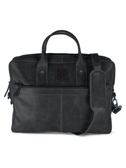 ABELARDO DE MODA - Black Solid Messenger Bag and Detachable Strap