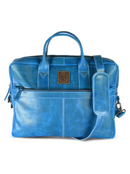 ABELARDO DE MODA - Blue Solid Messenger Bag and Detachable Strap