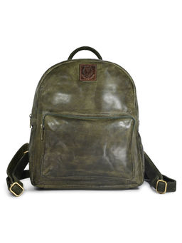 ABELARDO DE MODA - Green Solid Backpack