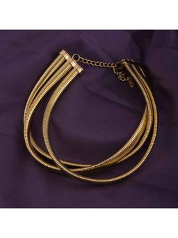 Palmonas - Gold Layered Choker Necklace