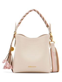MIRAGGIO - Vanilla Top Handle Bucket Handbag