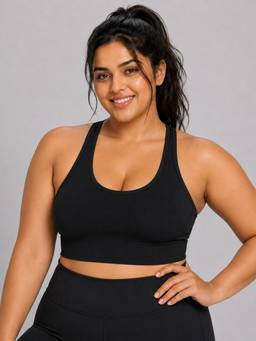 Shop The Edit - Padded Wirefree Sports Bra for Women