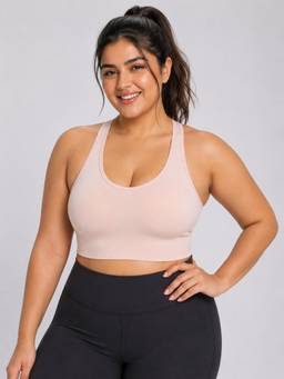 Shop The Edit - Padded Wirefree Sports Bra for Women