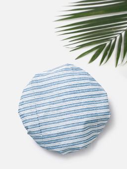 Fabindia - White Ira Printed Polyester Shower Cap