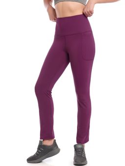 CULT - Solid High Waist Flare Pants with Pockets