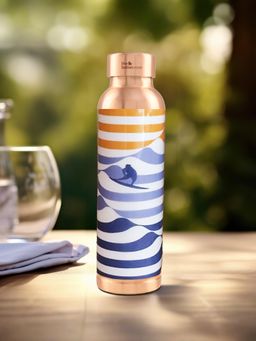The Better Home - Waves Copper Water Bottle