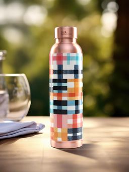 The Better Home - Multi-Color Copper Water Bottle